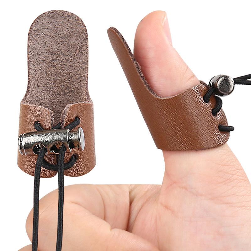 Bow and Arrow Finger Guard Double-layer Thickened Archery Reflex Bow Independent Finger Guard Sports Fitness Elastic Adjustable Bow and Arrow Guard