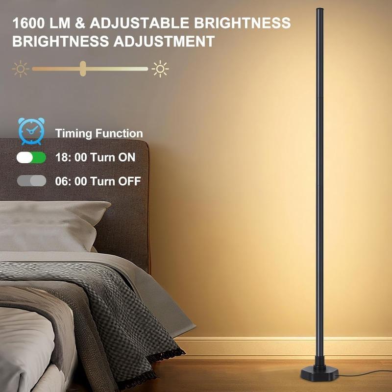 APP Remote Control Music Synchronization Timer 16 Million Smart Corner Lights LED Corner Lights for Gaming Rooms and Bedrooms