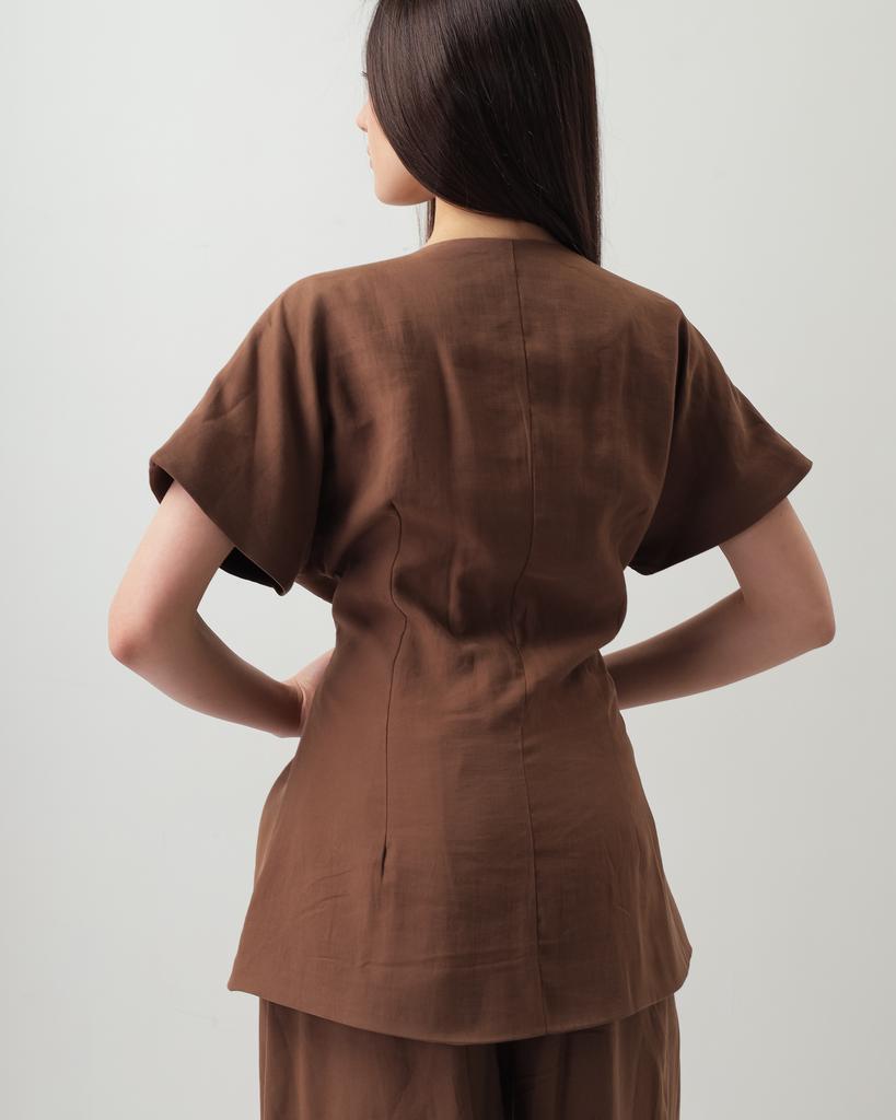 Women's Summer Suit Samsara 84618 36 Brown (vest, Trousers)