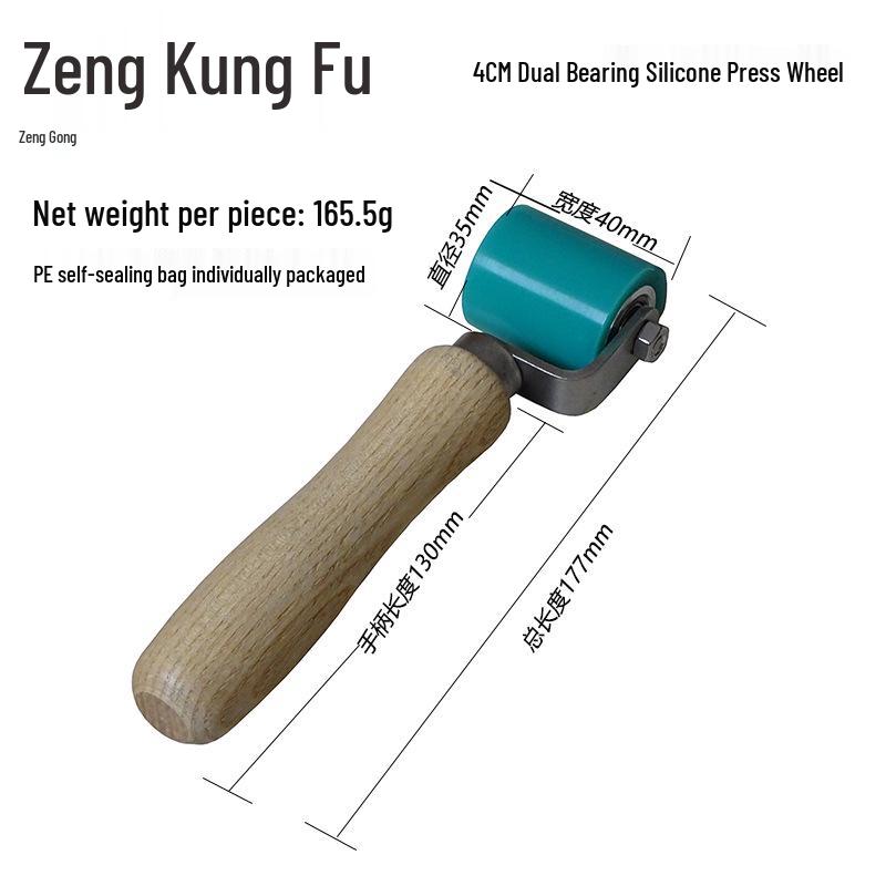 Silicone-Coated 40mm Plastic Welding Pressure Roller for TPO Geotextile Waterproofing