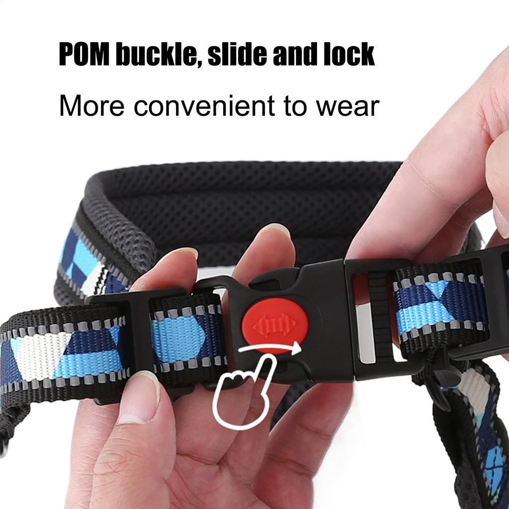 Reflective Puppy Traction Lead Dog Harness Breathable Non Slip Adjustable Harness Leash Pet Supplies for Outdoor Training