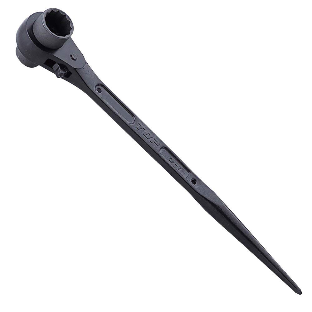 TOP Ratchet Wrench with x 19 Double-Ended Chisel, RM-17