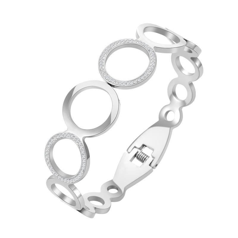 2025 Fashion Retro Bracelet with Diamond Setting, Trendy Versatile Women's Jewelry, Festival Gift