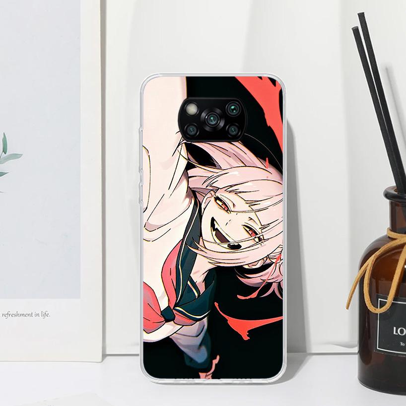 Himiko Toga Waifu Anime MHA Phone Case For Xiaomi Poco X7 X6 X5 M7 M8 Pro F7 Ultra Redmi 15C 15 13C 13 12C 12 10 10C 10A Art Fun