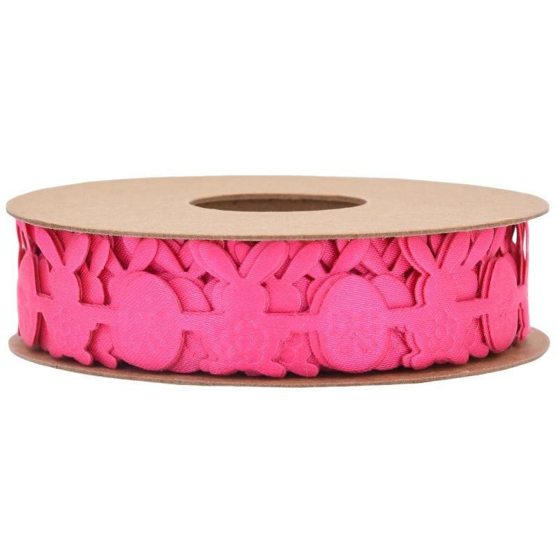Easter Ribbon 2cm x 10m 3 Colors Bunny and Egg Pattern Gift Wrapping Ribbon for Easter Decor DIY Crafts