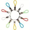 5Pcs Towel Hanging Clips Metal Clip On Hooks Loops Hand Towel Hangers Hanging Clothes Pegs Kitchen Bathroom Organizer