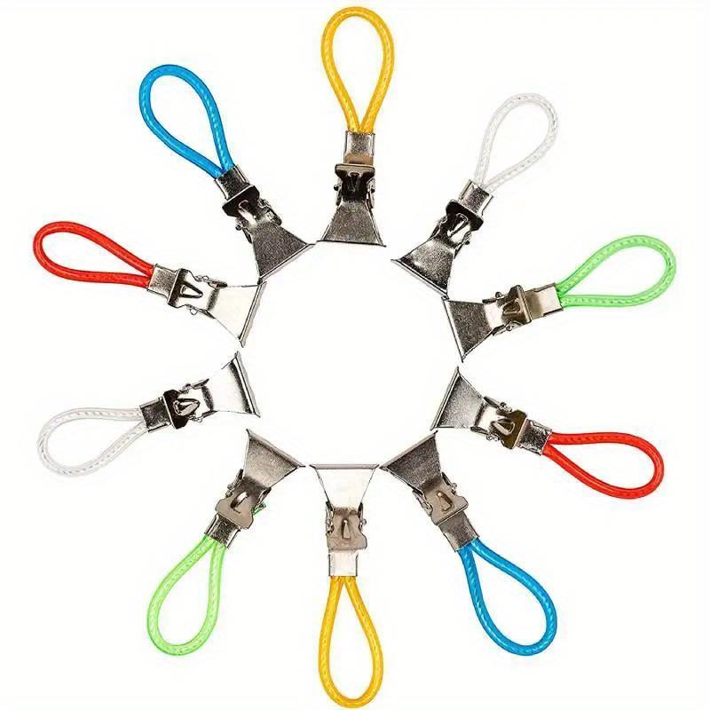 5Pcs Towel Hanging Clips Metal Clip On Hooks Loops Hand Towel Hangers Hanging Clothes Pegs Kitchen Bathroom Organizer