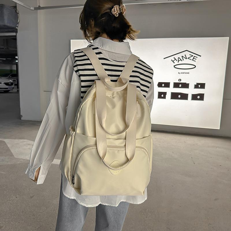 New Fashion Trendy Cool Casual Women's Backpack Japanese and Korean Simple Portable Shoulder Backpack