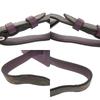 Used AUTHENTIC LOUIS VUITTON Name tag Porte address KetchuKey Holder purple Leather/MonogramCanvas