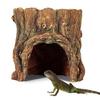 Reptiles Stump Shaped Cave Reptiles Water Dispenser Feeding Dish
