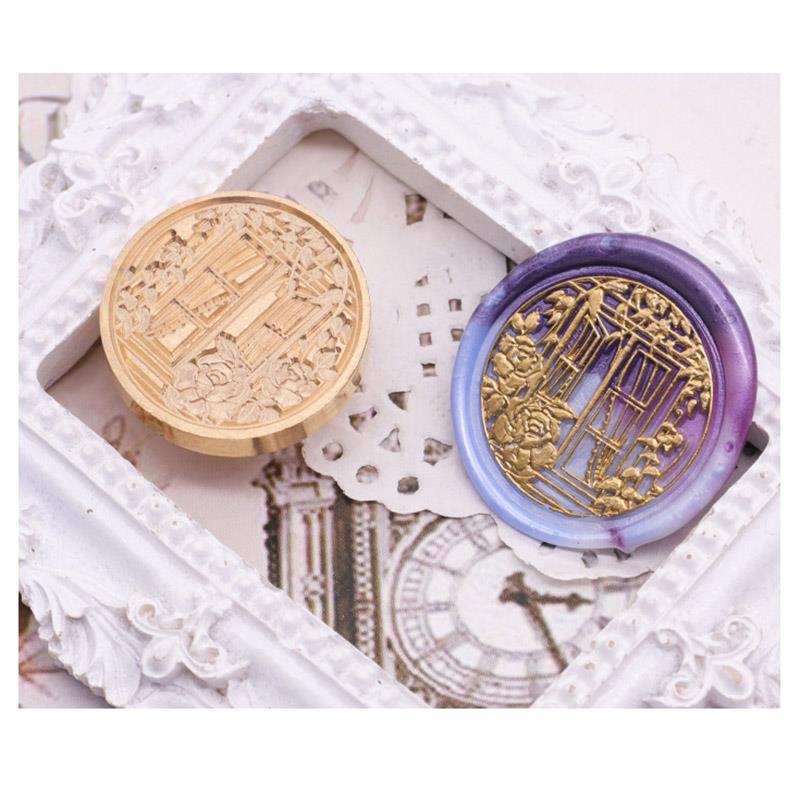 

Печать с цветочным воском Печать в стиле ретро Печать для поделок Штамп Конверт для открытки Свадебное приглашение Подарочная упаковка Альбом для вырезок