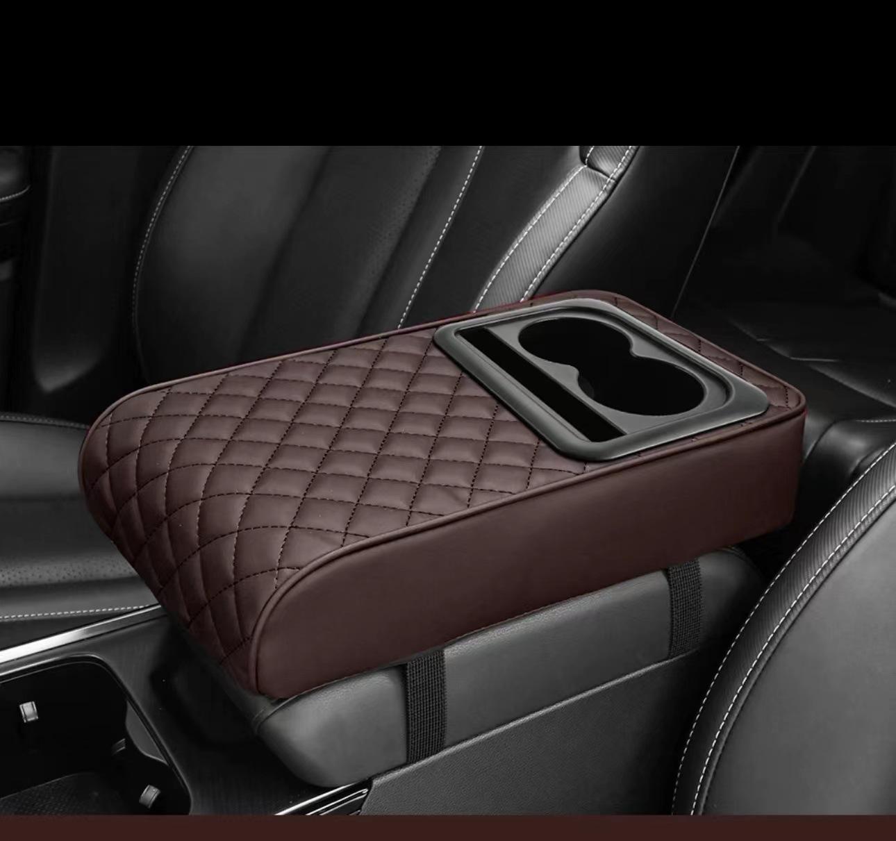 

Універсальний автомобільний підлокітник з підсклянником та місцем для зберігання - Подушка підвищеного комфорту