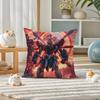 Mobile Suit Gundam Gundam F Anime Plush Pillow Cover Soft Short Plush Cushion Cover For Sofa Bedroom Home Decor Gift