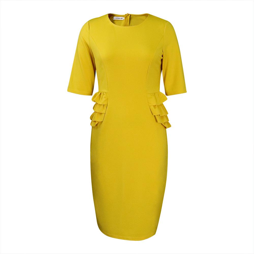 Καλοκαιρινό βολάν γυναικείο φόρεμα με βολάν γυναικείο φόρεμα ενός κομματιού