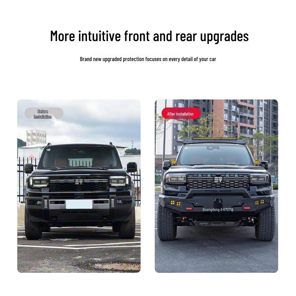 Zongheng G700 Off-Road Front & Rear Anti-Collision Modified Bumpers