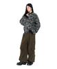 AAKAM Knee Pin-Tuck Double Pocket Cargo Pants (Khaki)