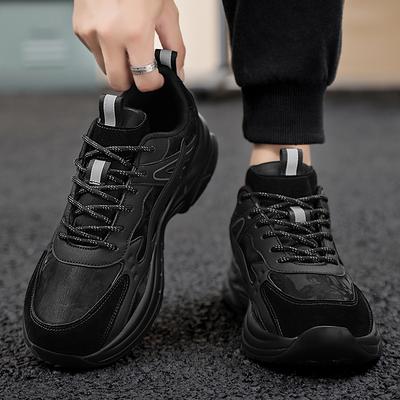 Men's Sports Shoes Casual Thick Soled Sports Shoes Running Second Rebound Shoes Men's Suitable Tennis Campus Running Shoes Shoes