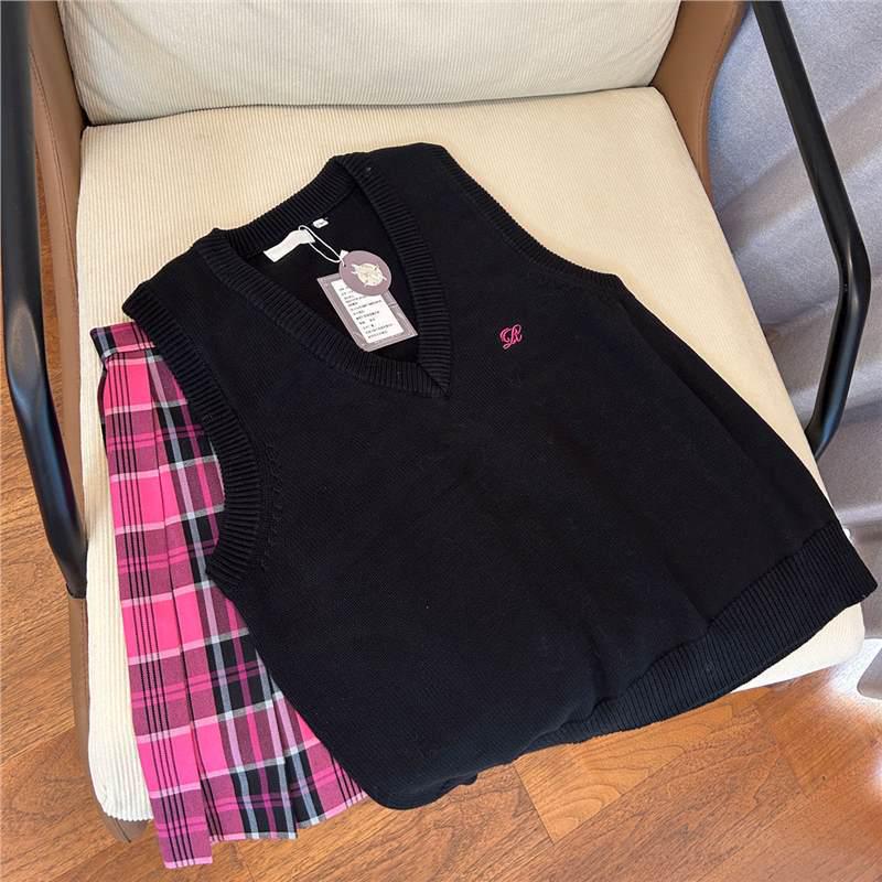 

Аутентичный японский академический стиль, пуловер без рукавов, жилет M