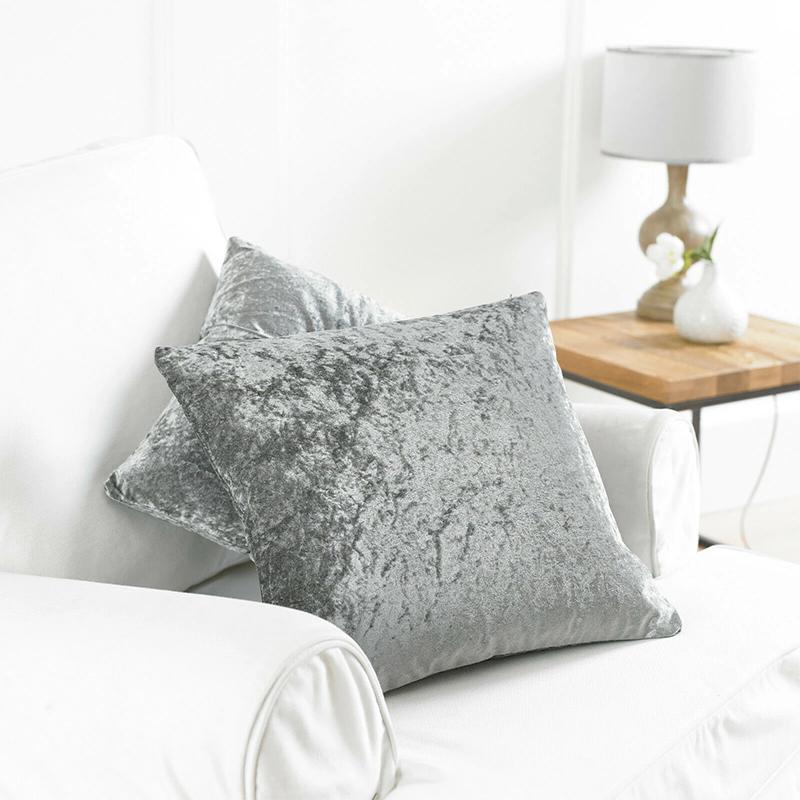 İskandinav Yastık Kılıfı Buz Ezilmiş Kadife Gümüş Ev Atmak Yastıklar 45X45 Minder Örtüsü Dekoratif Yastıklar Parlak Yastık Kapakları