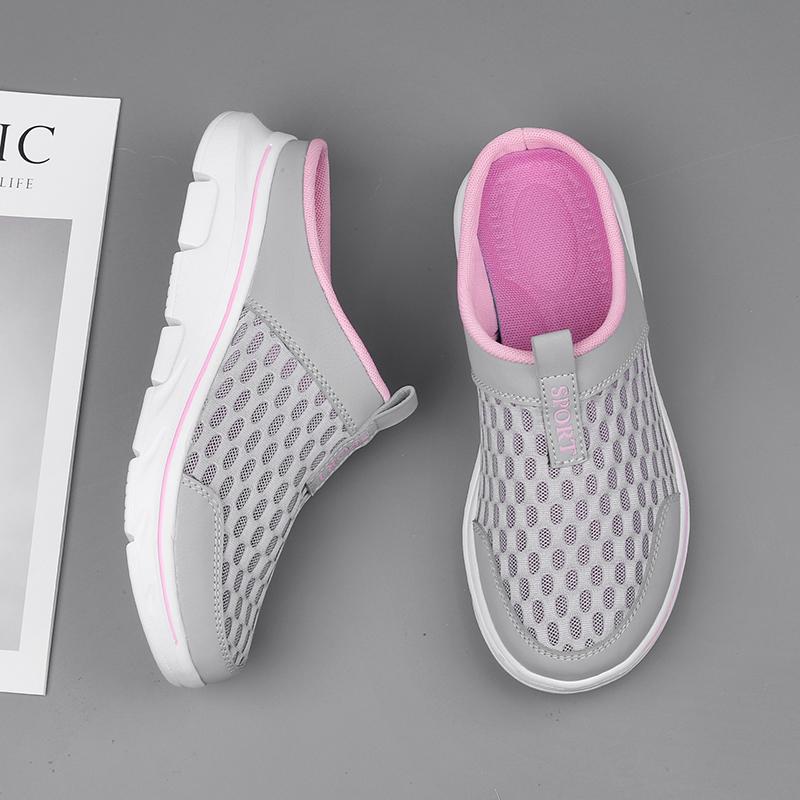 Summer Women's Large Size Half Slippers Ultra-light Indoor and Outdoor EVA Slippers Home Men's Slippers