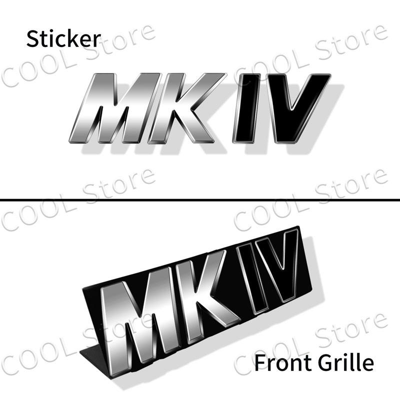 3D Metal MKIV MKV MKVI Logo Car Fender Emblem Rear Tail Trunk Badge Sticker For Volkswagen Golf MK4 MK5 MK6 MK7 Jett Passat