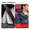 CAONU1 Car Adjustable Ice Silk Shoulder Cover Seat Belt Pad Strap Padding Accessories For KIA Ceed Sportage Rio K5 K2 Optima Cerato