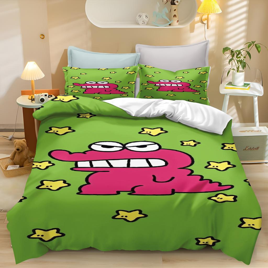 Tier Anime Bettbezug Bettwäsche Kissenbezug Bedruckt Allgemein Kinder Und Erwachsene Set Queen Size Reaktivdruck Steppdecke