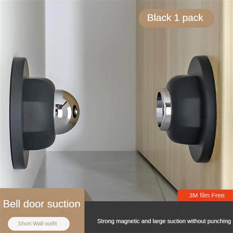 

Силиконовые дверные упоры из нержавеющей стали, магнитные, непробивные, дверные упоры, настенные, держатели для дверей, мебельная фурнитура