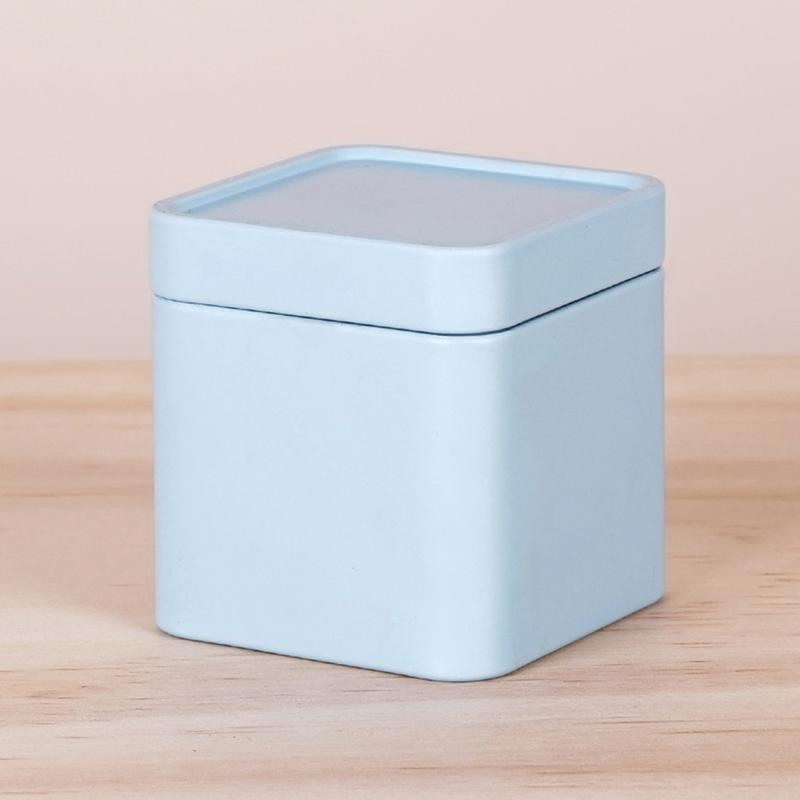 Sealed Black Tea Green Tea Packaging Box Flower Tea Cans Square Candy Cans