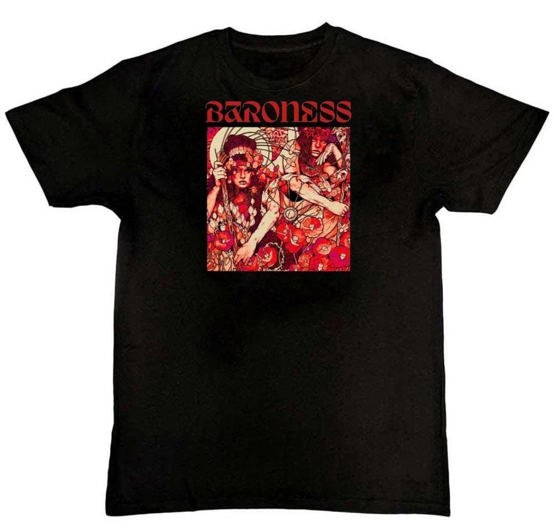 Baroness band Graphic Print Unisex Mens 100% Cotton T-shirt Mens Tees Top M