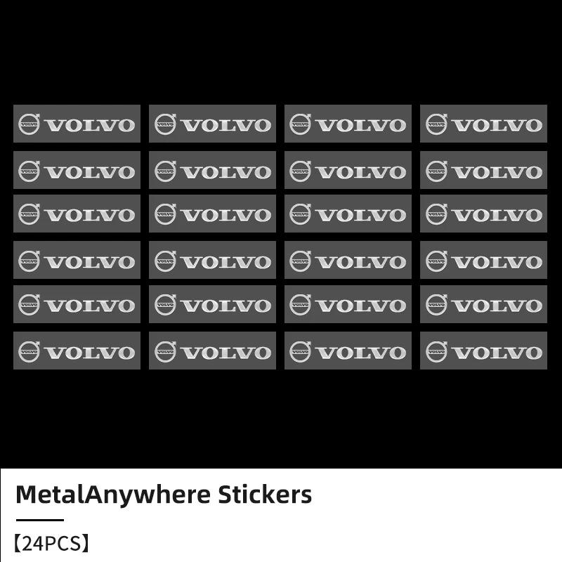 Emblema de Metal 3D para Carro Letra Adesivos Decorativos Emblema Decalque Para Volvo AWD C30 S80 S90 T6 V40 V50 V60 V70 V90 XC40 XC60 XC70 XC90