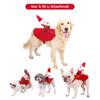 Santa Claus Costume Riding On Dog Christmas Pets Clothes Puppy Christmas Coat Cute Warm Coat Dog Cats Presents