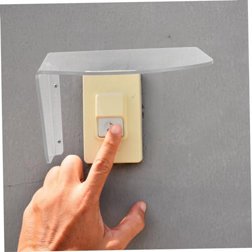 Electronic door lock rain cover transparent color