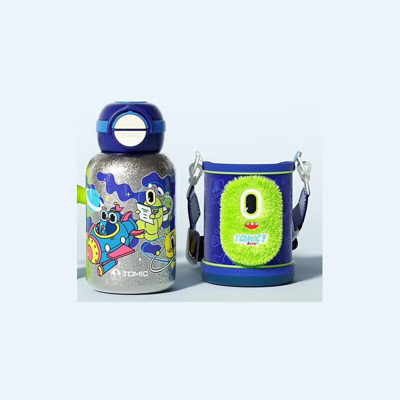 Temeike Pure Titanium Insulated Water Bottle with Straw