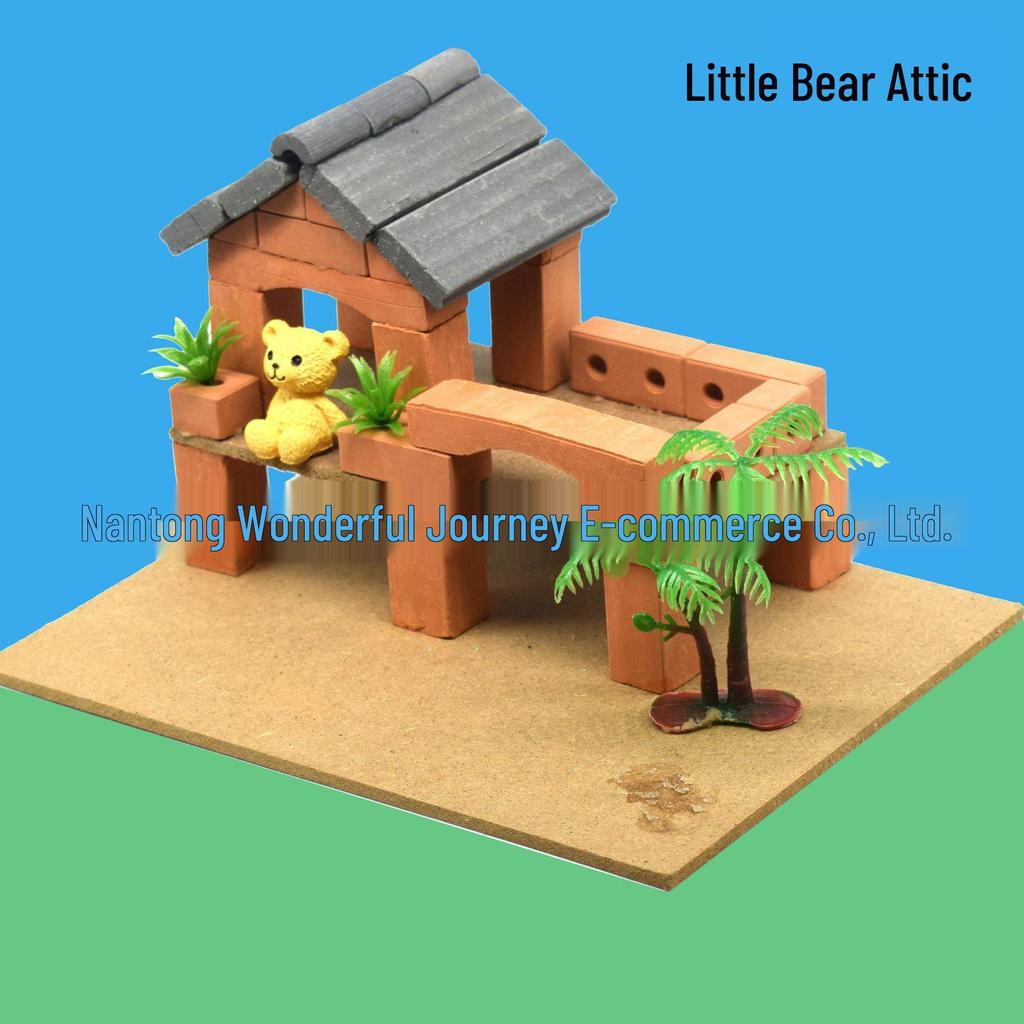 Little Bricklayer DIY Cement House Building Blocks - Educational Toy for Children