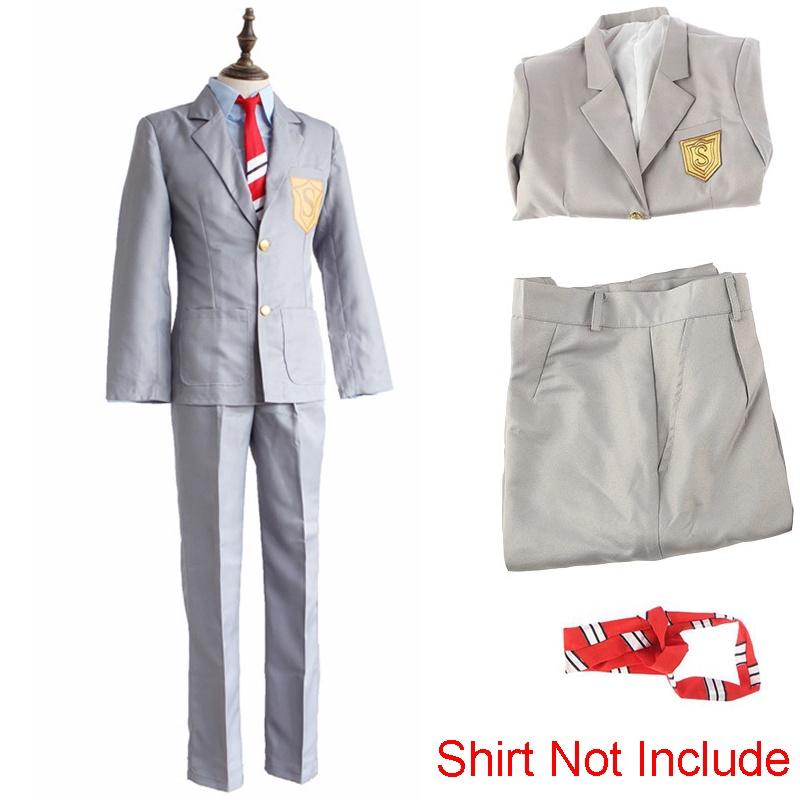 

Твоя апрельская ложь Арима Косэй Косплей Костюм Аниме Школьная форма Наряд Парик Costume Set(No Wig),L