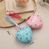 Strawberry love Damen Geldbörse neu Wechselgeldbeutel niedlich Mini Handgelenktasche Anhänger trendige Persönlichkeit
