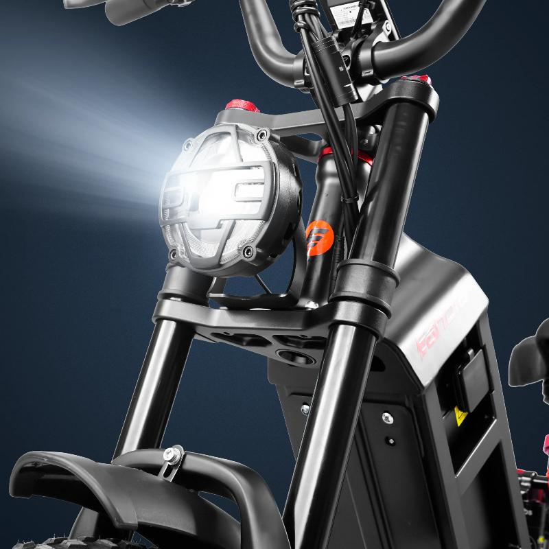 2025 NEW Juliet II 1500W Motor 52V60AH Battery Dual Hydraulic Brake 20*4.0 Inch Fat Tires All-terrain Dirt Bike Adult Electric Bike