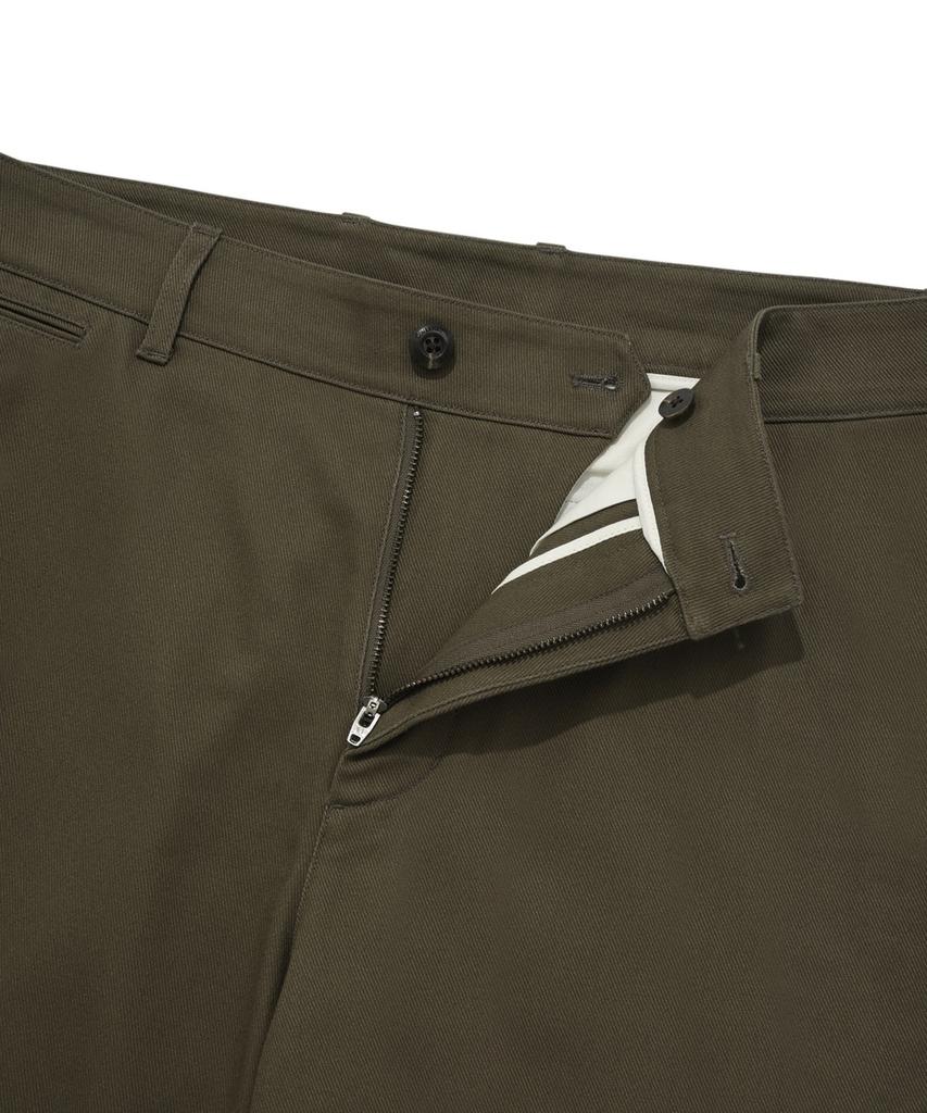 COVERNAT Chino Semi-Wide Pants Khaki