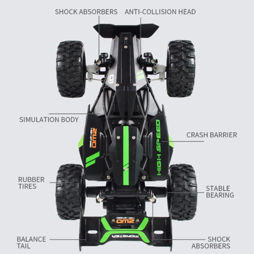 RC Car Drift 1:18 High Speed Car Radio Control 15km/h Off Road Remote Control Car Trucks Buggy Toys For Boy Children Kids Gift