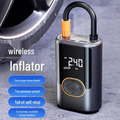 Portable High-Pressure Wireless Electric Car Tire Inflator