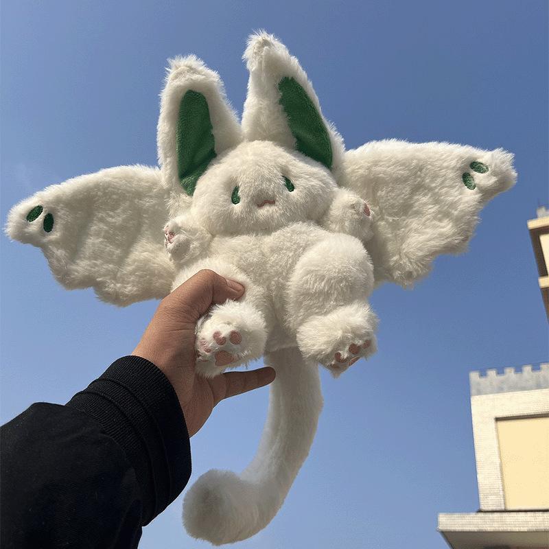 

Плюшевая игрушка «Летающий кролик» - Удобная кукла - Подвеска «Маленький кролик» в подарок 35cm (including tail 135g) белый