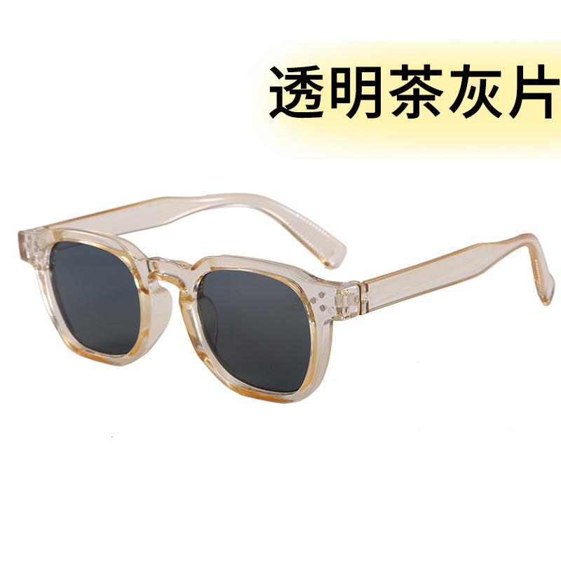 

New Leopard Square Sunglasses Retro Men S Outdoor Driving Sunscreen Eyeglasses Women S Travel Leisure Uv Protection Eyewear 1PC