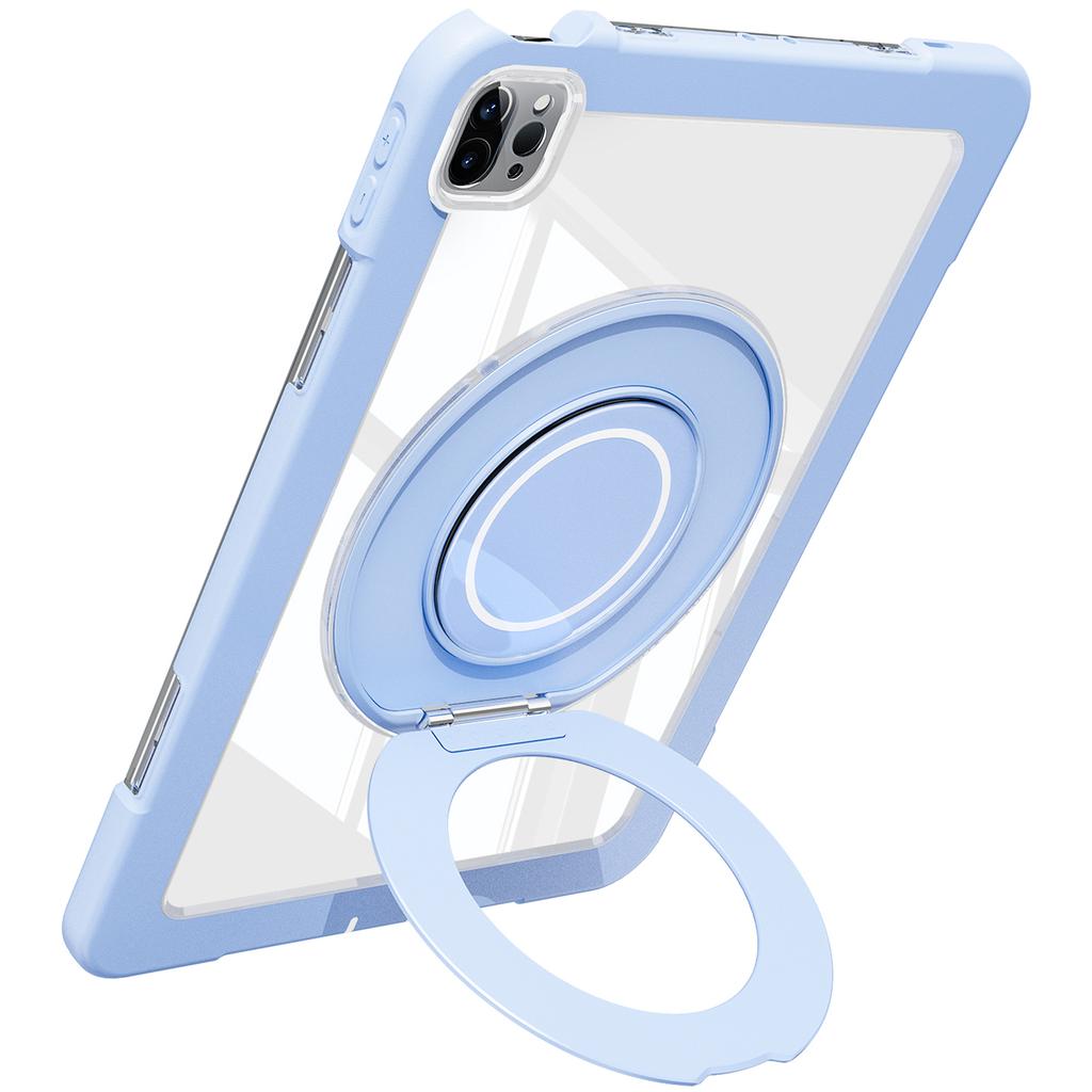 For iPad Pro 11 (2022)/(2021)/(2020)/Air (2022)/(2020) Case Swivel Kickstand PC+Silicone Anti-Drop Tablet Cover