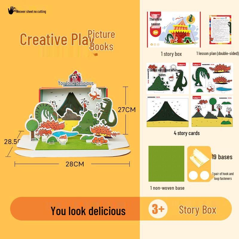 Kindergarten 3D Picture Book Theater: DIY No-Cut Materials