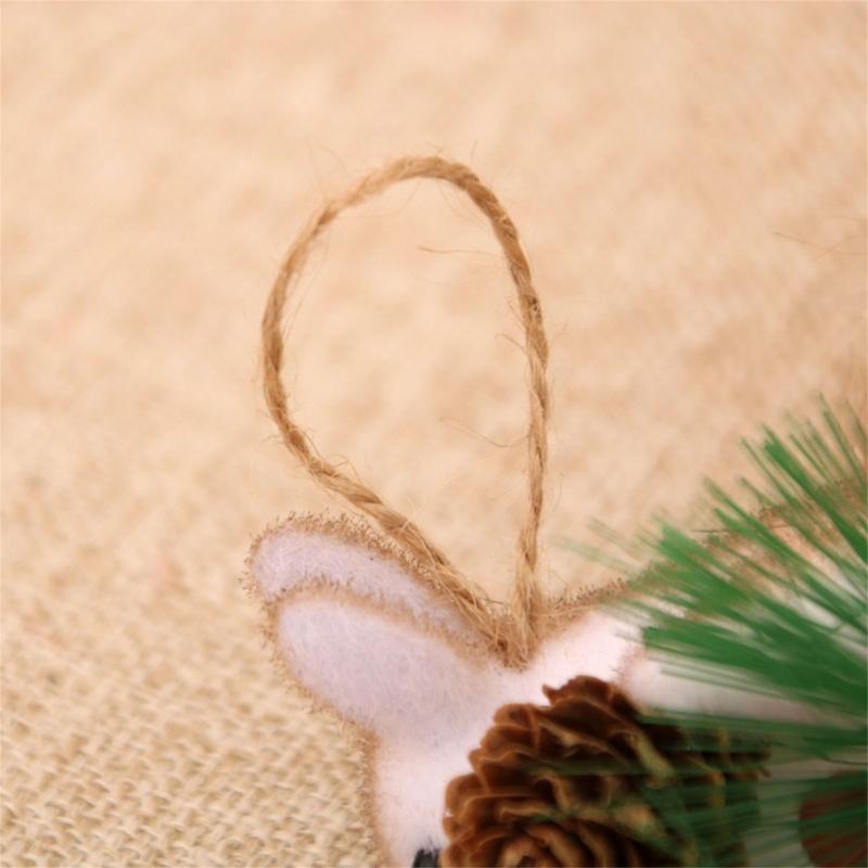 Artificial Squirrel Decoration Christmas Tree Hanging Ornament For Door Mantel Window Wedding Christmas Party Decoration