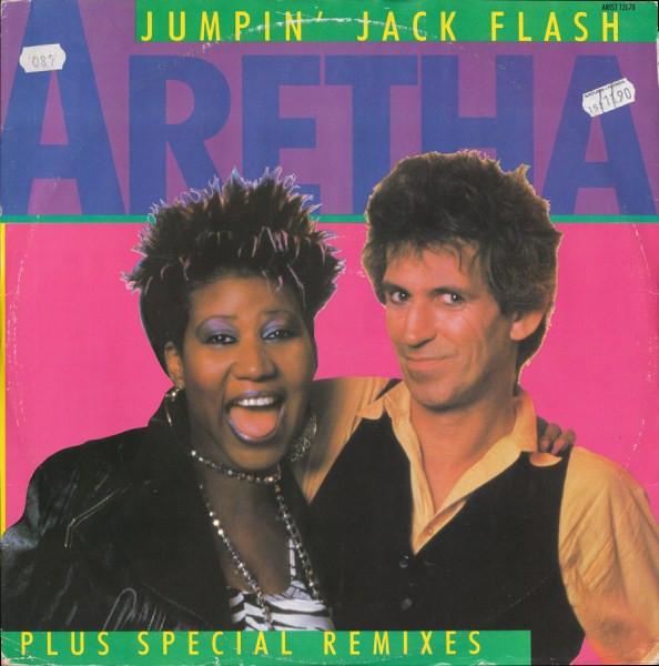 

12inch Record ARETHA FRANKLIN Jumpin Jack Flash Street Mix ARIST12678 ARISTA 1986 UK SoulFunk Used