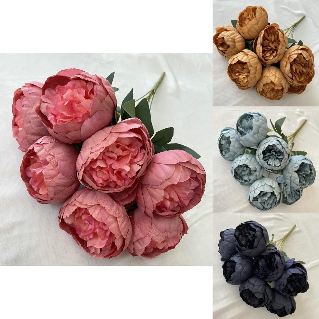 Artificial Peony Flowers For Photography Props And Living Room Decor