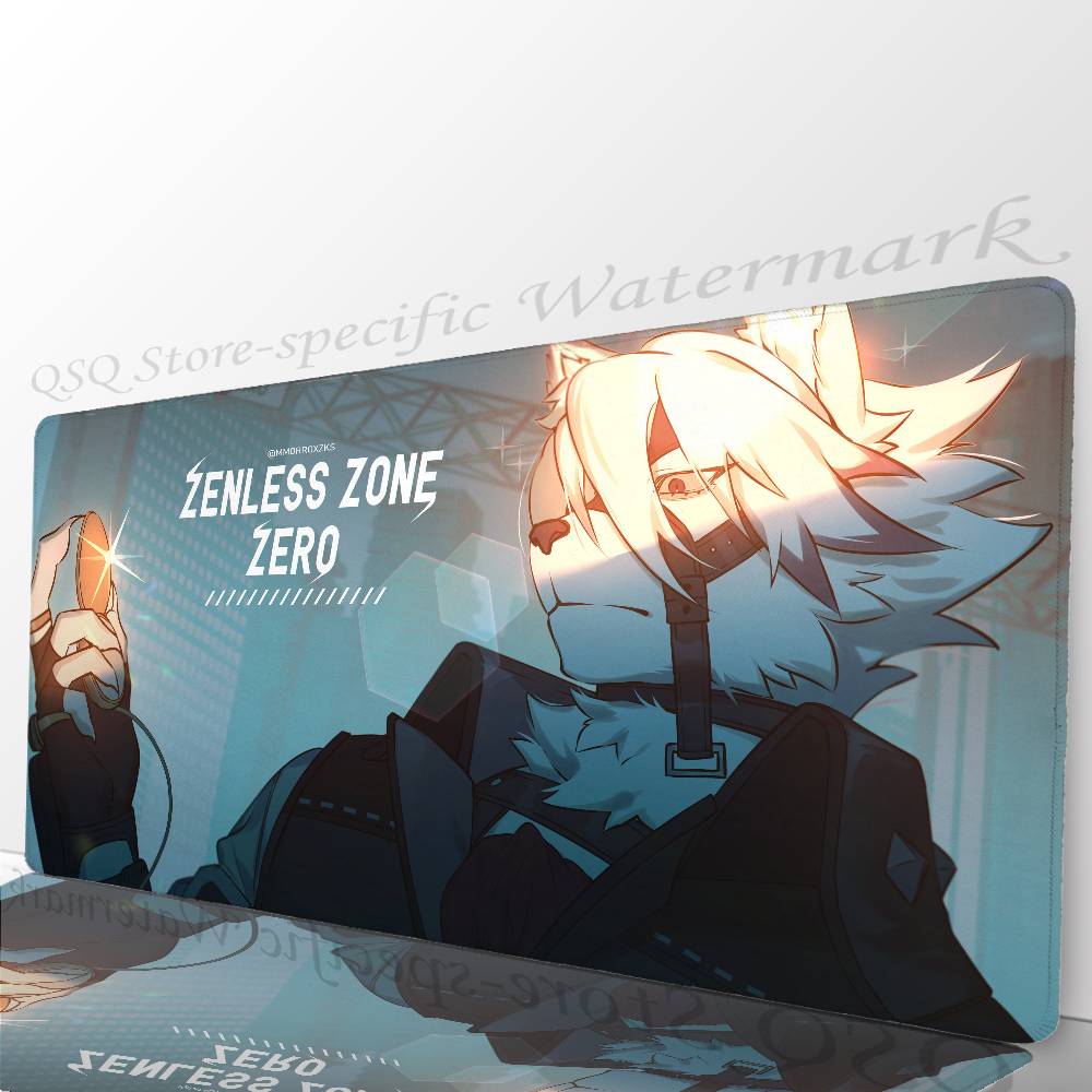 Von L-Lycaon Anime Zzz Game Mousepad Non-slip Suitable For Office Computers Laptops E-sports Game Desk Mats XXL Keyboard