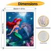 Disney Digital Oil Painting Diy Oil Painting Hand Painting Mermaid Dolphin Ocean Living Room Bedroom Decoration Painting
